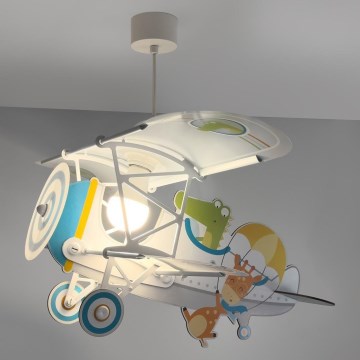 Dalber 54542 - Candeeiro de teto infantil LITTLE CROCODILE 1xE27/15W/230V