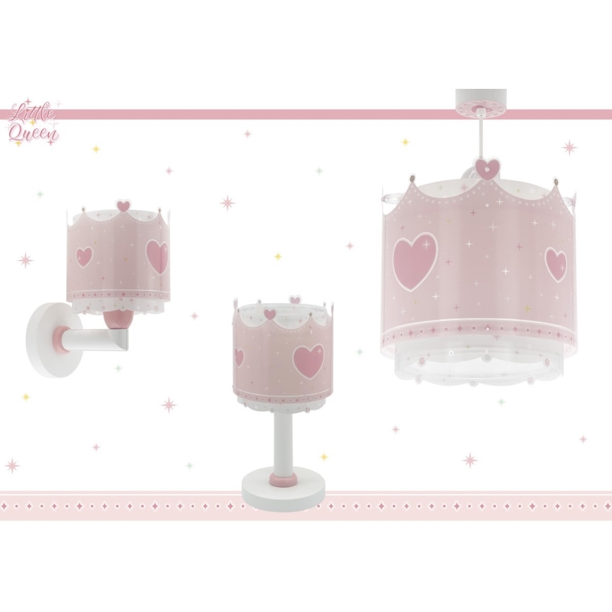Dalber 61102 - Candelabro de criança LITTLE QUEEN 1xE27/60W/230V