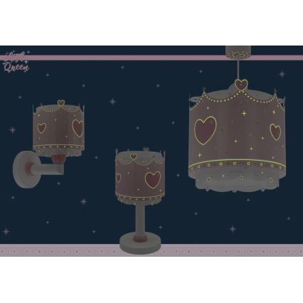 Dalber 61102 - Candelabro de criança LITTLE QUEEN 1xE27/60W/230V