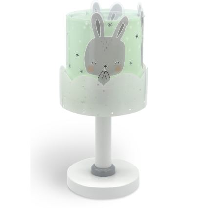 Dalber 61151H - Candeeiro de criança BUNNY 1xE14/40W/230V verde