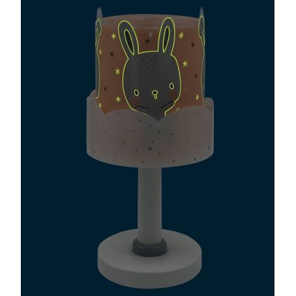 Dalber 61151S - Candeeiro de criança BUNNY 1xE14/40W/230V laranja