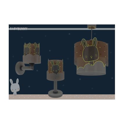 Dalber 61151S - Candeeiro de criança BUNNY 1xE14/40W/230V laranja