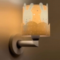 Dalber 61159S - Iluminação de parede de criança BUNNY 1xE27/60W/230V laranja