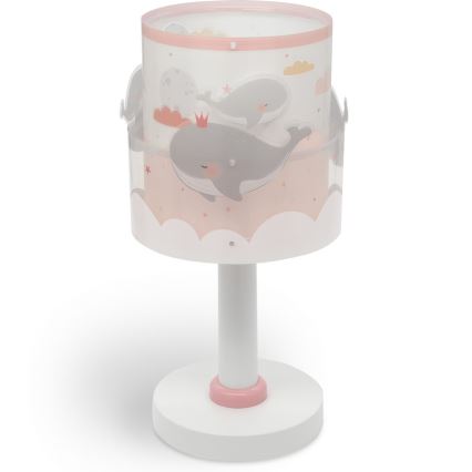 Dalber 61171S - Candeeiro de criança WHALE DREAMS 1xE14/8W/230V rosa