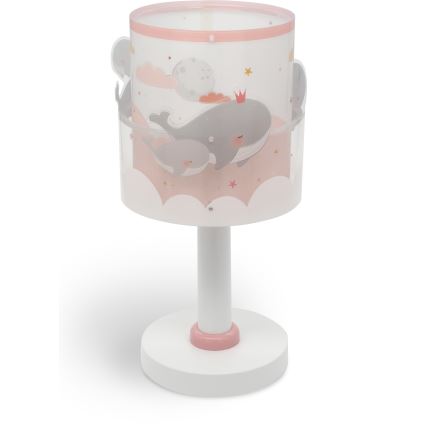 Dalber 61171S - Candeeiro de criança WHALE DREAMS 1xE14/8W/230V rosa
