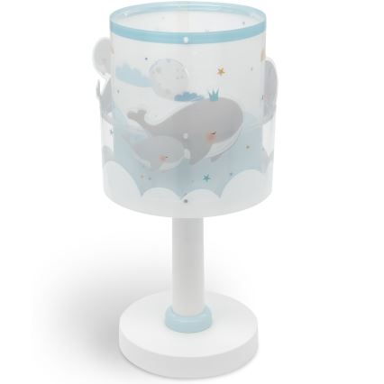 Dalber 61171T - Candeeiro de criança WHALE DREAMS 1xE14/8W/230V azul