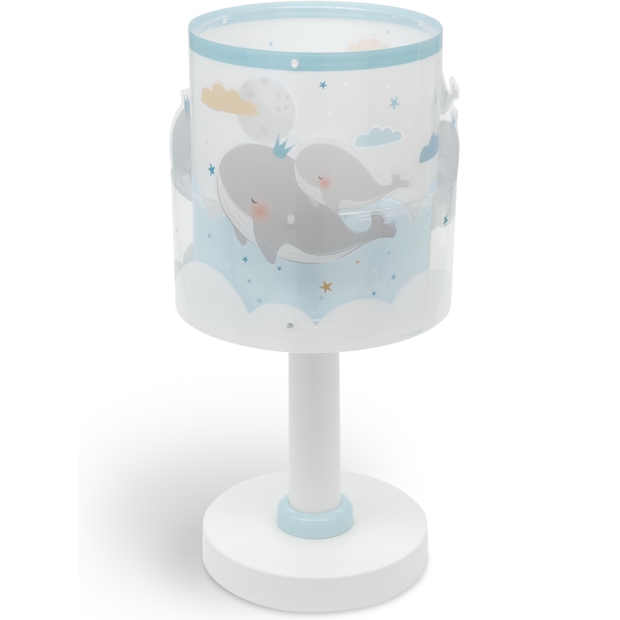 Dalber 61171T - Candeeiro de criança WHALE DREAMS 1xE14/8W/230V azul