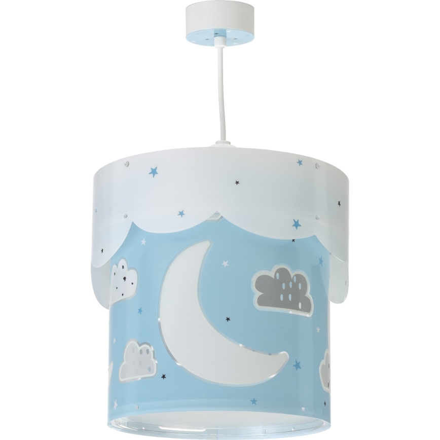 Dalber 61232T - Candelabro de criança MOON 1xE27/60W/230V