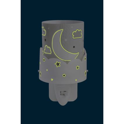 Dalber 61235E - Candeeiro pequeno LED para tomada MOON 1xE14/0,3W/230V