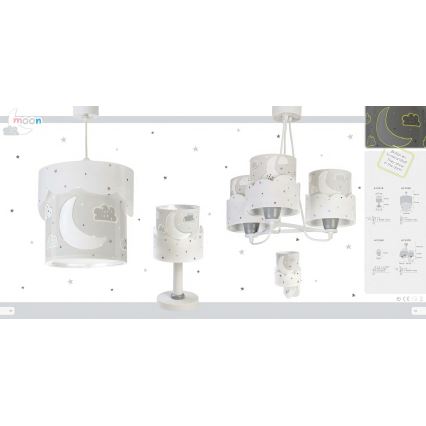 Dalber 61235E - Candeeiro pequeno LED para tomada MOON 1xE14/0,3W/230V