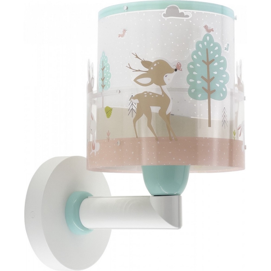 Dalber 61279 - Iluminação de parede de criança LOVING DEER 1xE27/60W/230V