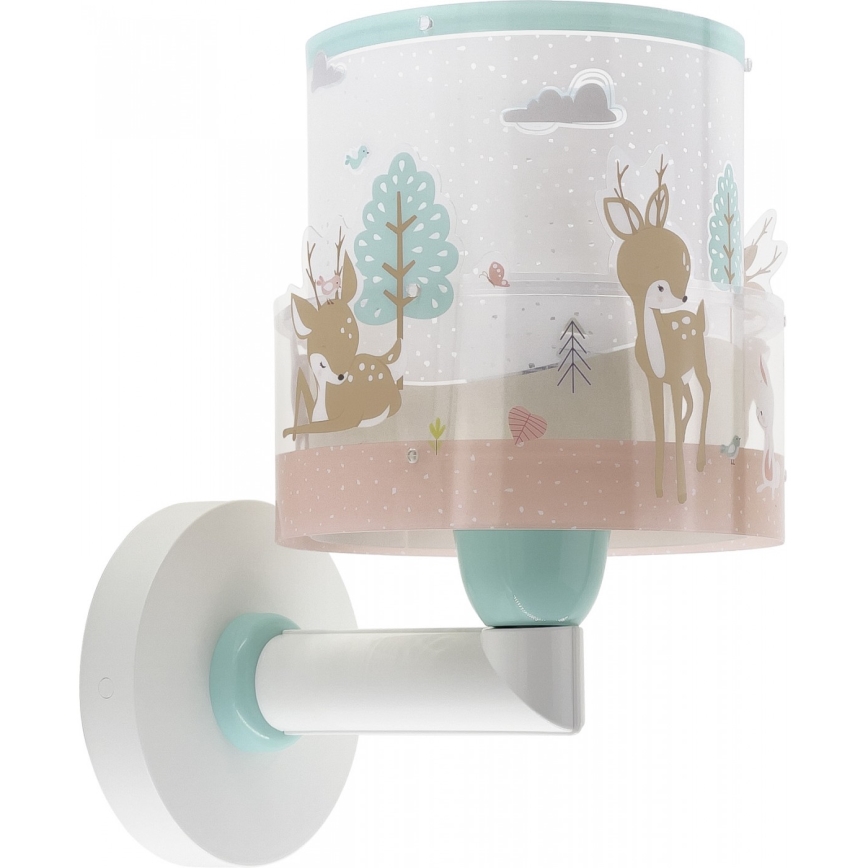 Dalber 61279 - Iluminação de parede de criança LOVING DEER 1xE27/60W/230V