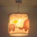 Dalber 61332S - Candelabro de criança LITTLE ELEFANTE 1xE27/60W/230V