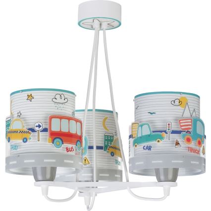 Dalber 61687 - Candelabro de criança BABY TRAVEL 3xE27/60W/230V