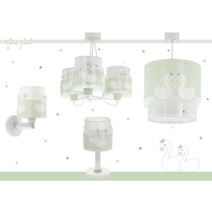 Dalber 61711H - Candeeiro de criança SWEET LOVE 1xE14/40W/230V verde