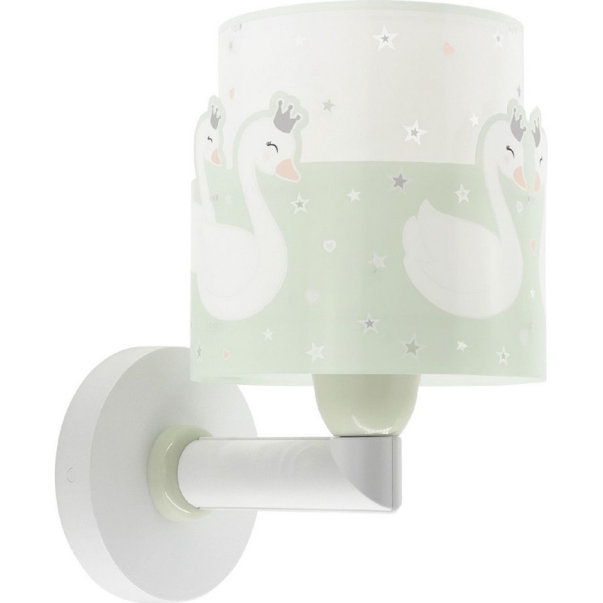 Dalber 61719H - Iluminação de parede de criança SWEET LOVE 1xE27/60W/230V verde