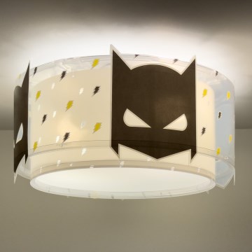 Dalber 61806 - Iluminação de teto para crianças DARK HERO 2xE27/15W/230V