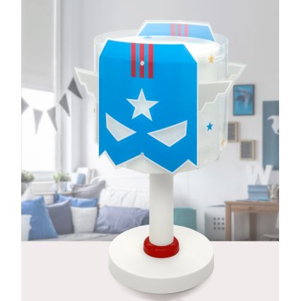 Dalber 61811 - Candeeiro de criança AZUL HERO 1xE14/8W/230V