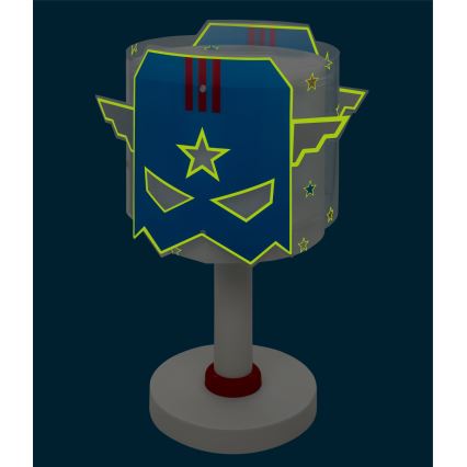 Dalber 61811 - Candeeiro de criança AZUL HERO 1xE14/8W/230V