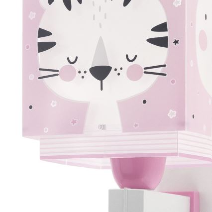 Dalber 63119S - Iluminação de parede de criança JUNGLE 1xE27/15W/230V rosa