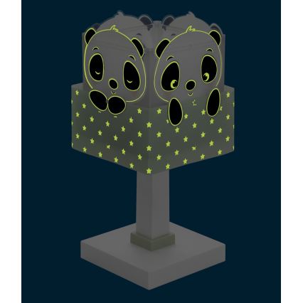 Dalber 63161H - Candeeiro de criança PANDA 1xE14/40W/230V verde