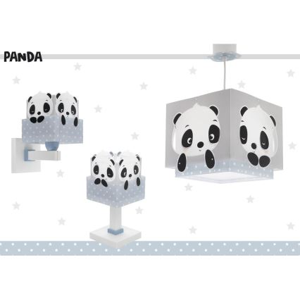 Dalber 63161T - Candeeiro de criança PANDA 1xE14/40W/230V azul