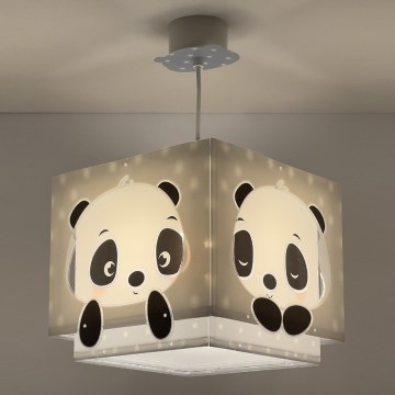 Dalber 63162T - Candelabro de criança PANDA 1xE27/60W/230V azul