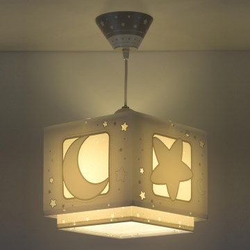 Dalber 63232E - Candelabro de criança MOON LIGHT 1xE27/60W/230V
