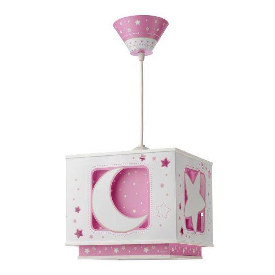 Dalber 63232S - Candelabro pendente num fio de criança MOON LIGHT 1xE27/60W/230V