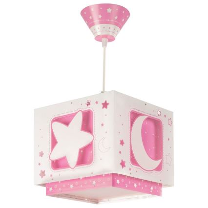 Dalber 63232S - Candelabro pendente num fio de criança MOON LIGHT 1xE27/60W/230V