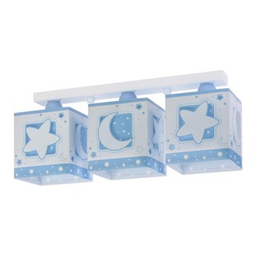 Dalber 63233NT - Candeeiro de teto para crianças MOONLIGHT 3xE27/60W/230V