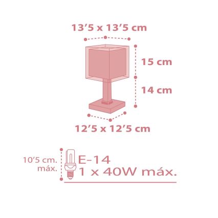 Dalber 63261S - Lâmpada de criança KOALA 1xE14/40W/230V