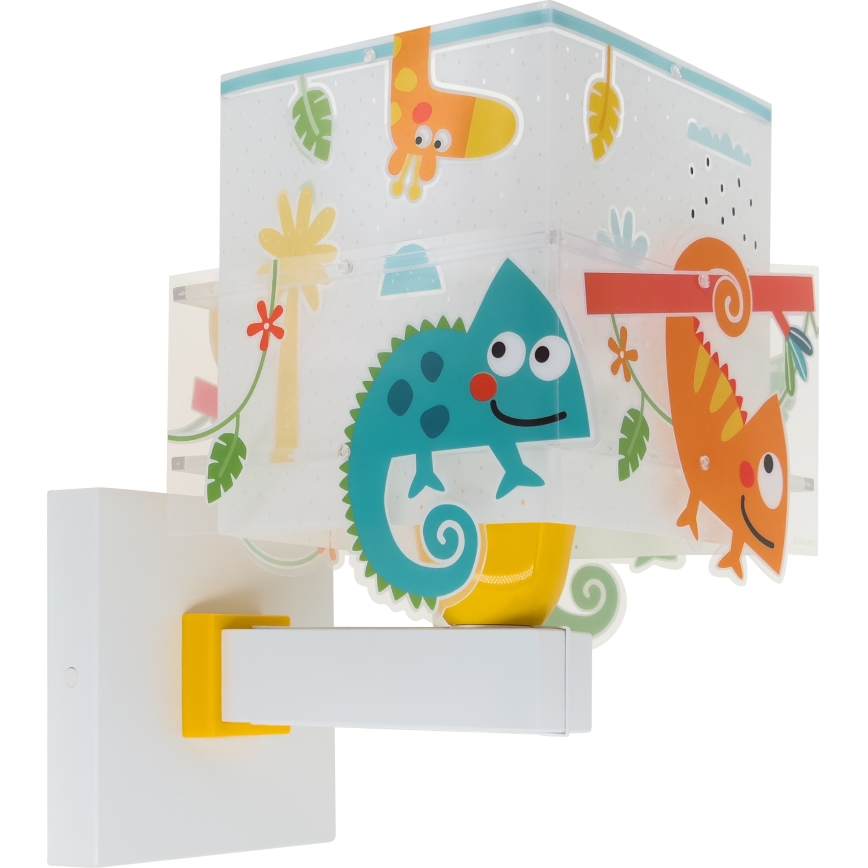 Dalber 63319 - Iluminação de parede de criança HAPPY JUNGLE 1xE27/15W/230V