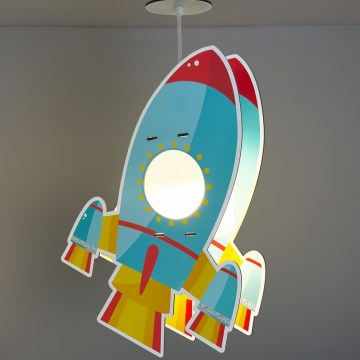 Dalber 63357 - Candeeiro de criança ROCKET 1xE27/15W/230V