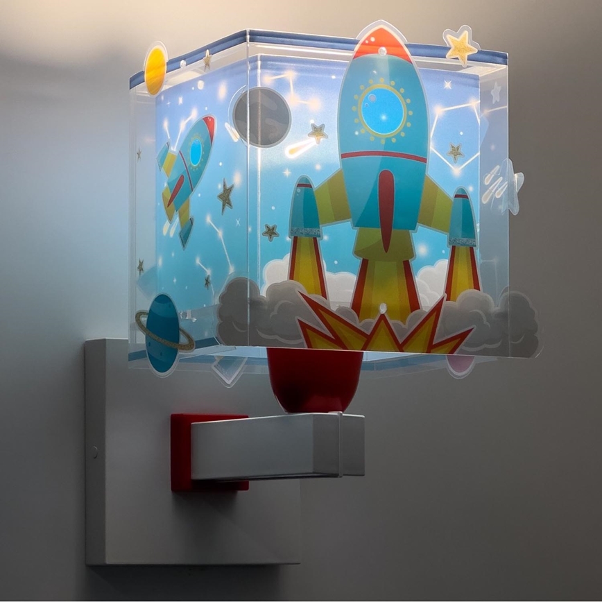 Dalber 63359 - Iluminação de parede de criança ROCKET 1xE27/15W/230V