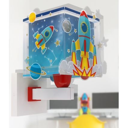Dalber 63359 - Iluminação de parede de criança ROCKET 1xE27/15W/230V