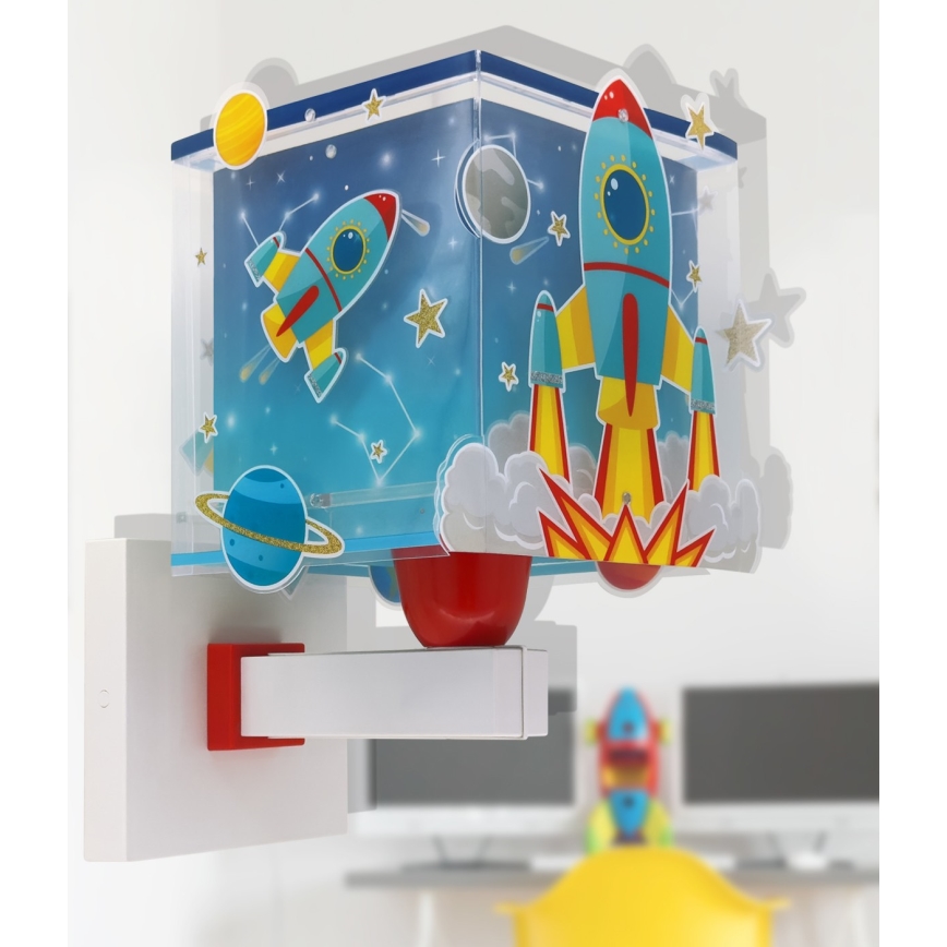 Dalber 63359 - Iluminação de parede de criança ROCKET 1xE27/15W/230V