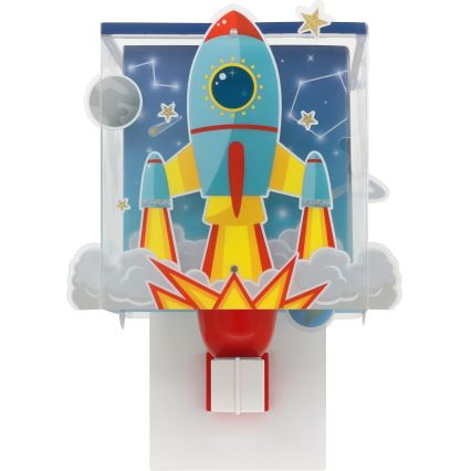 Dalber 63359 - Iluminação de parede de criança ROCKET 1xE27/15W/230V