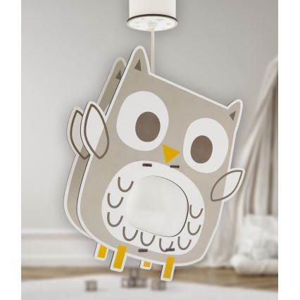 Dalber 63397 - Candeeiro de criança OWL 1xE27/15W/230V