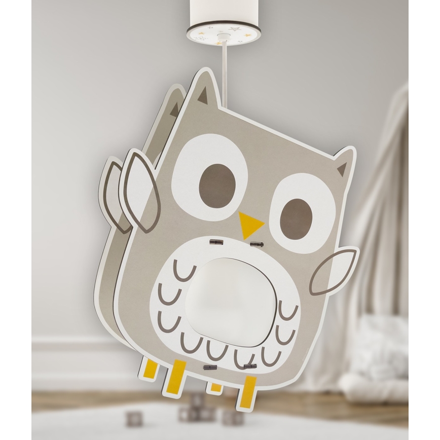 Dalber 63397 - Candeeiro de criança OWL 1xE27/15W/230V