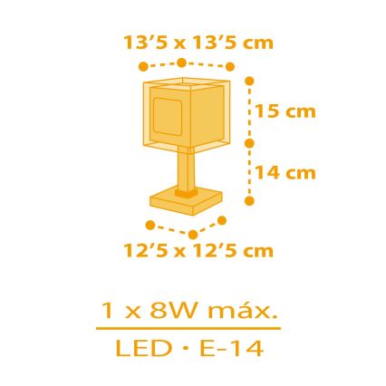 Dalber 63401 - Candeeiro de criança MY FARM 1xE14/8W/230V