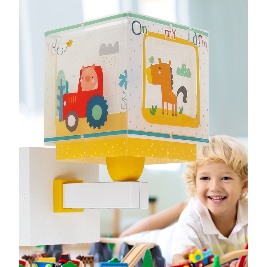 Dalber 63409 - Iluminação de parede de criança MY FARM 1xE27/15W/230V