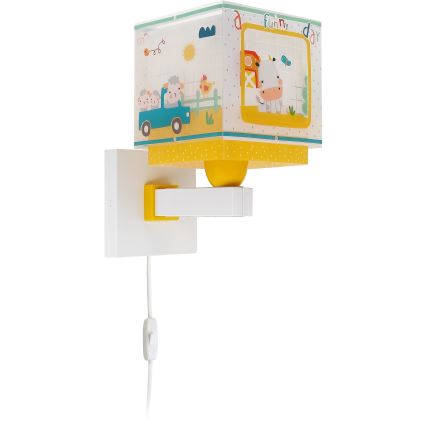 Dalber 63409 - Iluminação de parede de criança MY FARM 1xE27/15W/230V