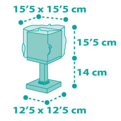 Dalber 63441 - Candeeiro de criança MERMAIDS 1xE14/60W/230V