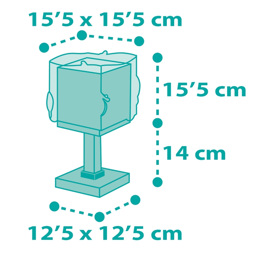 Dalber 63441 - Candeeiro de criança MERMAIDS 1xE14/60W/230V