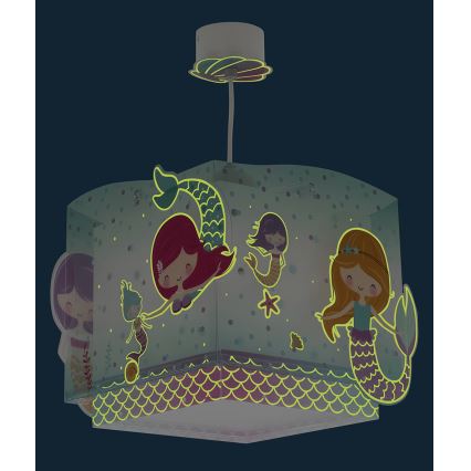 Dalber 63442 - Candelabro de criança MERMAIDS 1xE27/60W/230V
