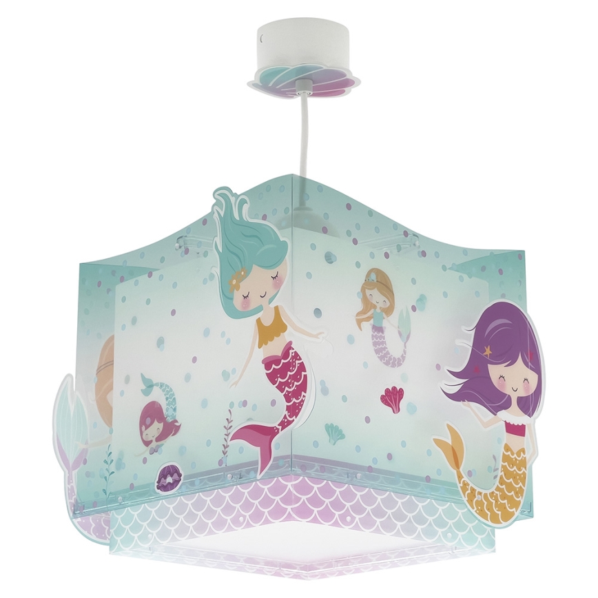 Dalber 63442 - Candelabro de criança MERMAIDS 1xE27/60W/230V