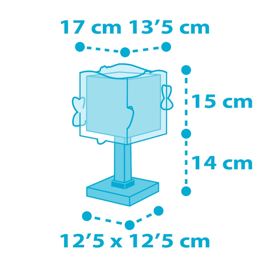 Dalber 63471 - Candeeiro de criança BABY SHARK 1xE14/60W/230V