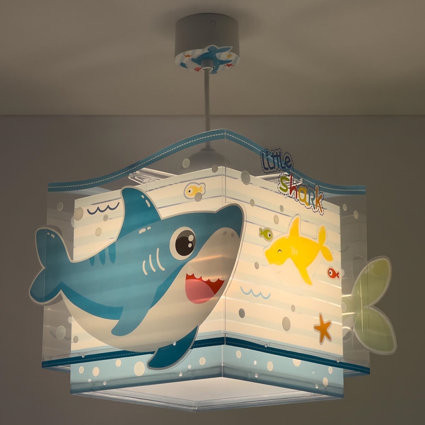 Dalber 63472 - Candelabro de criança BABY SHARK 1xE27/60W/230V