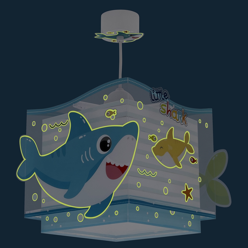 Dalber 63472 - Candelabro de criança BABY SHARK 1xE27/60W/230V